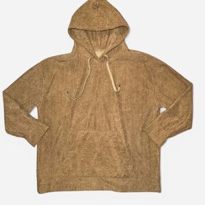 Tan Corduroy Hoodie